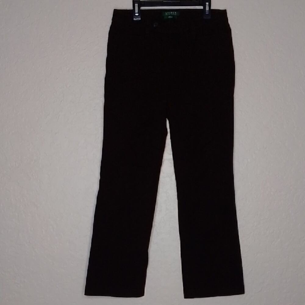 Lauren Ralph Lauren Adelle Trouser Style Jeans Dark Brown Size 4